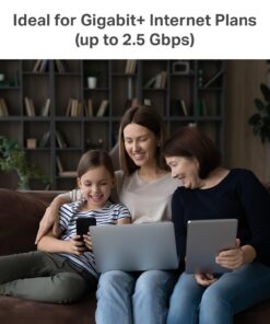 TP-Link AX3000 Whole Home Wi-Fi 6 Mesh System (Deco X55 Pro) | Up to 6500 Sq.Ft. 2×2.5G WAN/LAN Ports Wired Ethernet Backhaul Ideal for 1Gig+ Internet AI-Driven 2023 Release (3-Pack) 11 71wXwU7qXuL