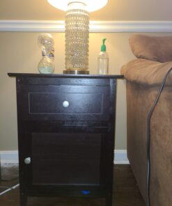 Winsome Eugene Accent Table, 18.9 inches, Espresso 63 71wYGZjK68L