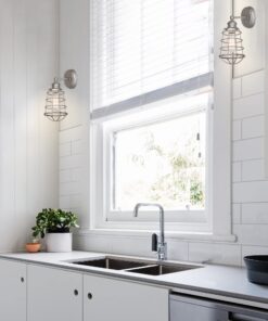 Design House 519702 Ajax 1 Light Wall Light, Galvanized Steel Finish 1 Count (Pack of 1) 22 71wYsrfq3BL