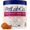 PetLab Co. Itch Relief Chew Pro for Dogs – Omega 3 for Dogs Itch Supplement - Packed with Beneficial Fatty Acids for Healthy Skin – Seasonal Allergies Support Single Pack