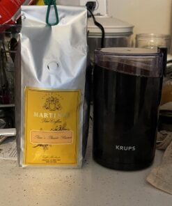 Krups Coffee and Spice Grinder 12 Cup Easy to Use, One Touch Operation 200 Watts Dry Herbs, Nuts Black Blade Grinder 33 71wZC5dESUL