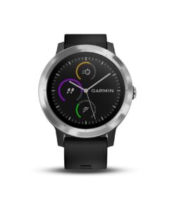 Garmin 010-01769-01 Vivoactive 3, GPS Smartwatch with Contactless Payments and Built-In Sports Apps, Black with Silver Hardware 40 71wZRaEG8uL