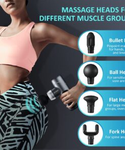 arboleaf Mini Massage Gun Deep Tissue, Muscle Massager for Back Pain Relief, Small Massage Gun Travel Massager Handheld, Quiet Percussion Massager Portable, Whole Body- FSA and HSA Eligible Grey-1 31 71wZWdeSurL