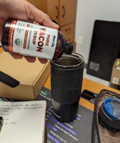 Blue Lily Organics - USDA Organic Yacon Syrup 8 fl oz, Alternative Sweetener, All Natural Sugar Substitutes, Rich in Antioxidant, Prebiotic, Low Glycemic Index & Low Calorie 13 71wZjBO3pOL