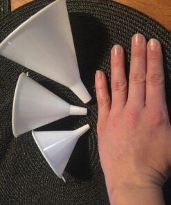 Norpro Plastic Funnel, Set of 3, Set of Three, White 41 71waZqBDwXL