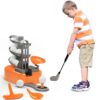 iPlay, iLearn Kids Golf Toys Set, Boys Outdoor Sport Toy Age 3-5, Toddler Outside Golf Ball Game W/Left & Right Club Head, Child Yard Play, Birthday Gifts for 4 6 7 8 Year Olds Girls Orange 28 71walObv1rL