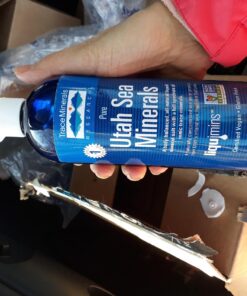 Trace Minerals | Pure Utah Sea Minerals Dietary Supplement | Naturally Concentrated Inland Seawater | Sport Electrolyte Replacement Drink | Nutritional Seasoning | Salt Alternative | 16 fl oz 11 71wayN1n8L