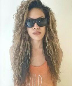 SA106 All Black Limo Flat Top Mob Oversized Rectangular Sunglasses 24 71wazV9638L