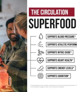 BioBeet® Max Strength Beet Root Capsules - 21:1 Concentrate, Each Serving Derived from 28,350 mg Organic Beetroot - Absorption Enhancement with BioPerine® Black Pepper Extract (60 Capsules) 18 71wazbhbLHL