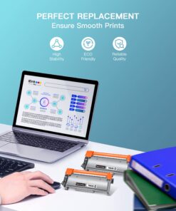Alternative view of E-Z Ink Pro TN450 Comaptible Toner Cartridge Replacement for Brother TN-450 TN420 TN-420 Black to use with HL-2270DW HL-2280DW HL-2230 HL2240 MFC-7360N MFC-7860DW DCP-7065DN (2 Pack)