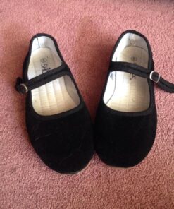 Alternative view of Shoes 18 Womens Cotton China Doll Mary Jane Shoes Ballerina Ballet Flats Shoes 6 118 Black Micro Suede