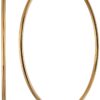 Amazon Essentials Stainless Steel Rounded Tube Hoop Earrings (50mm) Yellow Gold 60 mm 7 71wcB6hL0eL