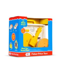 Fisher Price Classics - Record Player - Retro, Tactile Interactive Retro Toy for Kids, Girls, Boys, Toddlers, Baby, Preeschooler, Unisex 18 Months + 30 71wdPXbPL