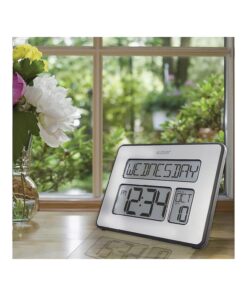 La Crosse Technology Atomic Wall/Table Clock, Metal, 7.5-inch H x 9.75-inch W x 1-inch D (C86279) 8 71we9EyFK9L