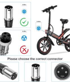 Tree 60W Scooter Battery Charger for LASHOUT Electric Bike, 24V 2A Lithium Charger Compatible with Jazzy Power Chair,Pride Hoveround Mobility,Schwinn S300 S350 S400 S500 Ezip 400 Mountain Trailz 9 71weENs6zaL