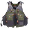 Lixada Fly Fishing Vest Fishing Jacket Breathable Polyester Mesh Design Fishing Vest Green 10 71weFoA J4L