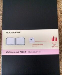 Moleskine Art Watercolor Album, Hard Cover, Large (5" x 8.25") Plain/Blank, Black, 72 Pages 33 71weLXC2oIL