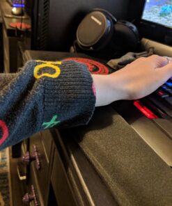 Belkin WaveRest Keyboard Wrist Support - Gel Wrist Pad - Desk Pad - Keyboard Wrist Rest - Wrist Pad For Keyboard - Keyboard Pad With Wrist Support - Ergonomic Computer Pad - Black Black (for Keyboard) Mouse Pad 36 71weWZ0pG5L