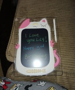 KOKODI Girl Toys, 3-7 Year Old Gifts, LCD Writing Tablet for Kids, Drawing Doodle Board Birthday Presents 3 4 5 6 7 Girls 8.5 inch Pink 30 71wfhgkhIhL