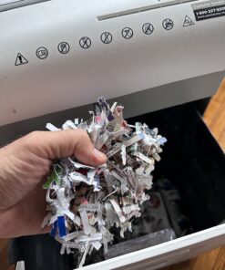 Aurora AU1262XA Anti-Jam 12-Sheet Crosscut Paper and CD/Credit Card Shredder, White/Gray 12-Sheet Crosscut White 24 71wfpdFxpL