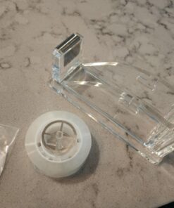 2-Piece Acrylic Tape Dispenser Desk Set - Durable, Stylish, and Versatile for Home, Office, or School - Fits Standard, Large, and Extra Large Tape Rolls - Desktop Convenience for Easy Organizing transparent 44 71wghkcm5L