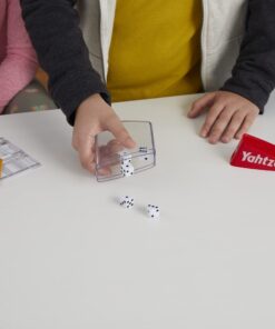 Hasbro Gaming Yahtzee Board Game, Fast-Playing Dice Games for Kids, Teens, and Adults, Strategy Games, Family Games for Kids, 2 or More Players, Ages 8 and Up Brown/a 11 71wgw4dwXUL