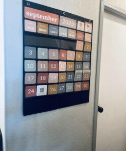 The Ultimate Classroom Calendar Pocket Chart for Kids - Simplified Calendar with Educational Cards for Easy Learning - Fun Boho Classroom/Teacher Must Have Supplies That Fits Nicely w/Any School Decor Calendar for Kids 36 71wgwVT3bzL