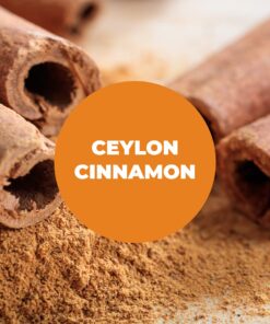 Organic Ceylon Cinnamon Capsules - Ceylon True Cinnamon Supplements (Canela de Ceylan) for Inflammation Balance, Cognitive Function, Metabolic, Antioxidant Support. Non-GMO. Vegan. 60 Caps Made in USA 32 71wh TZDsIL