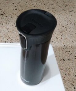 Contigo West Loop Stainless Steel Vacuum-Insulated Travel Mug with Spill-Proof Lid, Keeps Drinks Hot up to 5 Hours and Cold up to 12 Hours, 20oz Black 34 71whIEjRCrL