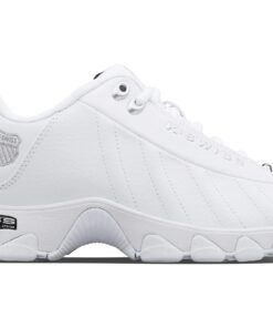 K-Swiss Men's ST329 CMF Sneaker 6.5 White/Black/Silver 8 71whiFE5P9L