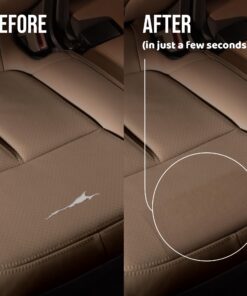 MastaPlasta Original Self-Adhesive Leather Repair Patch - Black 11" x 8" (28 x 20 cm), Instant Upholstery-Quality Scratch & Tear Repair for Sofas, Car Interiors, Bags, Vinyl & More A Black Leather 38 71wi 4aY8aL