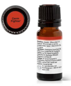 Plant Therapy Germ Fighter Essential Oil Blend 100% Pure, Undiluted, Natural Aromatherapy, Therapeutic Grade 10 mL (⅓ oz) 0.33 Fl Oz 18 71winOnJ36L