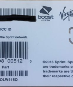 Sprint sim Card SIMOLW416Q Galaxy S8, S8 plus, Galaxy Note8, Essential PH-1