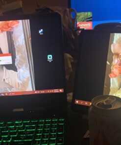 Portable Travel Monitor for Laptop QQH 15.6" 1080P FHD IPS Second Screen, USB C HDMI External Gaming Monitor Display for Computer Phone PC MAC PS4 Switch, Foldable Kickstand Z1-9 Black 29 71wk3uqqZ5L