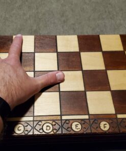 Wegiel Chess Set - Consul Chess Pieces and Board - European Wooden Handmade Game - JUNIOR 85 71wkFy6n5vL