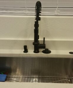 VIGO VG02001MB 19" H Edison Single-Handle with Pull-Down Sprayer Kitchen Faucet in Matte Black 38 71wkG9Ga9fL