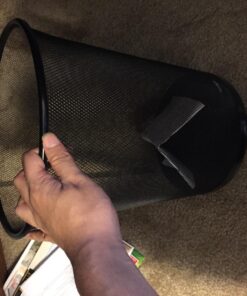 Rolodex Mesh Round Wastebasket, 11-1/2 Diameter x 14-1/4 H, Black (22351) 18 71wmd1saQjL