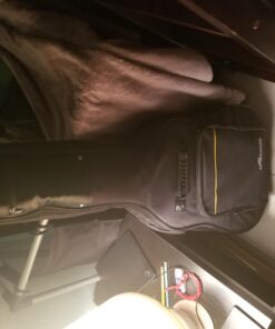 Faswin 41 Inches Guitar Bag Dual Adjustable Shoulder Strap Acoustic Guitar Gig Bag, Guitar Case Waterproof Oxford Cloth 0.3 Inch Thicken Sponge Pad, Black 59 71wnjjZL9HL