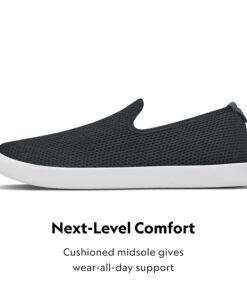 Alternative view of Allbirds Women’s Tree Loungers Everyday Slip-On Sneakers, Machine Washable Shoe Made with Natural Materials 5 Navy Night (White Sole)