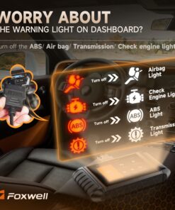 2023 Newest FOXWELL NT706 OBD2 Scanner with Check ABS/SRS(Airbag)/Engine/Transmission, Code Readers & Scan Tools with Battery Test(9.0), Free Update via WiFi, Accurate 10000+Car Diagnostic Device 17 71woSOB3zL