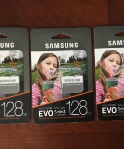 Samsung 128GB 80MB/s EVO Select Micro SDXC Memory Card (MB-ME128DA/AM) 24 71wpI3bFwtL