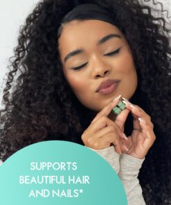 Sugarbear Hair Vitamins Extra Strength Biotin 6000mcg, Vitamin C, E, Coconut Oil, Zinc, Folic Acid, Inositol - Vegan Gummies for Luscious Hair and Nails - Supplement for Women & Men (1 Month Supply) 60 Count (Pack of 1) 28 71wpmsTeSNL 2