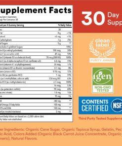 SmartyPants Kids Multivitamin Gummies: Omega 3 Fish Oil (EPA/DHA), Vitamin D3, C, Vitamin B12, B6, Vitamin A, K & Zinc for Immune Support, Gluten Free, Three Fruit Flavors, 120 Count (30 Day Supply) Kids Formula 120 Count (Pack of 1) 29 71wqGLpGcWL 2