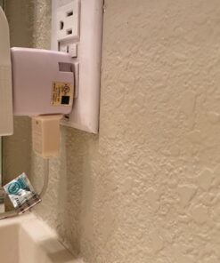 GE 3-Outlet Extender, Grounded Wall Tap, Adapter Spaced, 3-Prong, Multiple Plug, Power Splitter, Cruise Essentials, Use for Home Office School Dorm, UL Listed, White, 58368 1 Pack 3 Outlet | 3-Prong Cube 65 71wqSjn2JdL