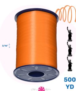 Morex Poly Crimped Curling Ribbon, 3/16-Inch by 500-Yard, Orange, 500-Yard, 1-Pack 22.5 Sq Ft (Pack of 1) 9 71wqWaWK TL