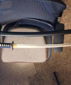 Vulcan Gear Traditional Japanese Handmade Sharp Katana Samurai Sword with Scabbard and Sword Stand Dragon Tsuba 42 71wqxmbYOJL