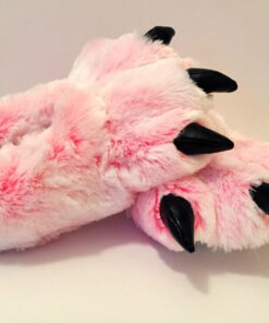 Wishpets Stuffed Animal - Soft Plush Toy for Kids - Pink Furry Tiger Slippers 32 71wrRQSuxKL