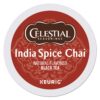Celestial Seasonings India Spice Chai, K-Cup Portion Pack for Keurig K-Cup Brewers, 24-Count Indian Spice Chai Tea 24 Count (Pack of 1) 15 71wriAs8hiL