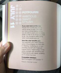 Colorstrology: What Your Birthday Color Says about You Paperback, Illustrated 19 71wrnqtyUL