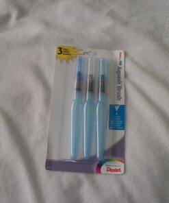 Pentel Arts Aquash Water Brush Assorted Tips, Pack of 3 (FRHBFMBP3) 3 Pack Assorted 47 71wszvopv1L